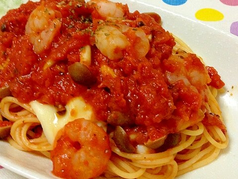 コストコ食材で エビとチーズのトマトパスタ レシピ 作り方 By ゆず茶55 楽天レシピ コストコ食材で エビとチーズのトマトパスタ レシピ 作り方 By ゆず茶55 楽天レシピ